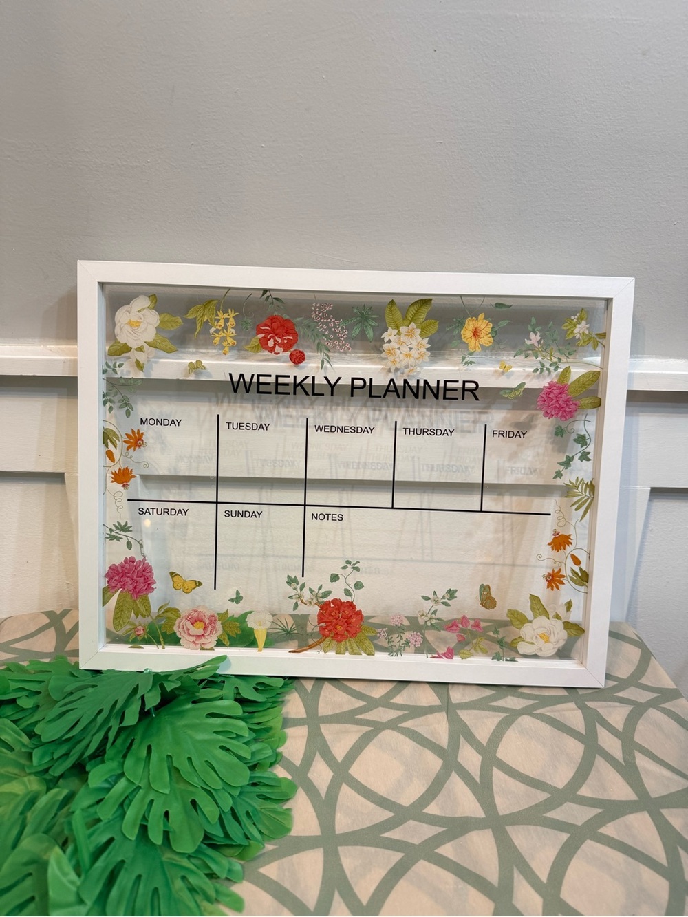💫4/$25 • Framed Floral Botanical Weekly Planner